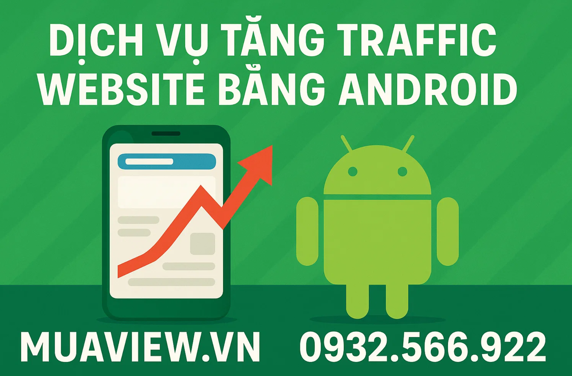 Dịch vụ Tăng Traffic Website Từ Thiết Bị Android - Tối Ưu SEO 2026