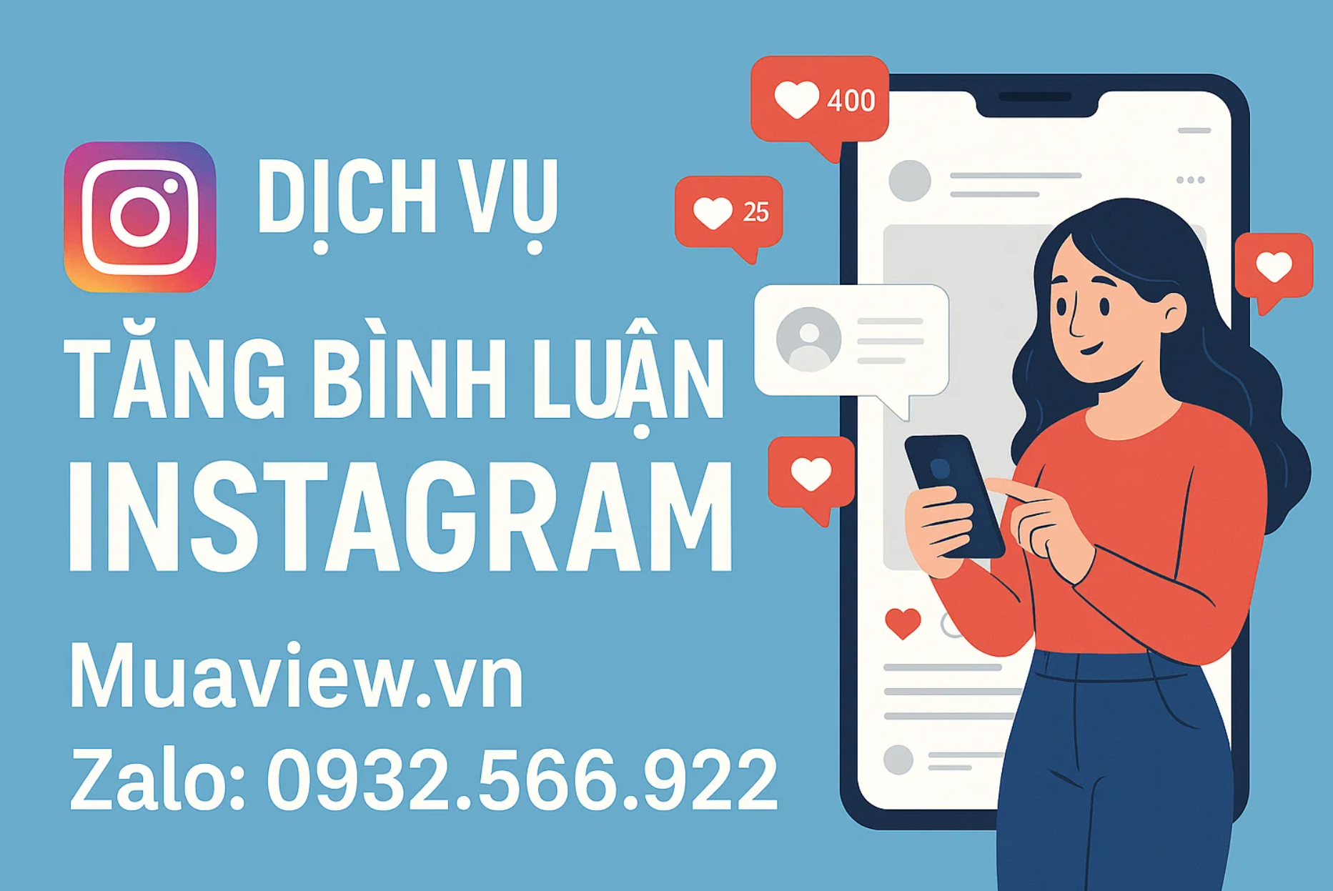 Dịch vụ Tăng Bình Luận Instagram - Seeding và Tạo Đối Thoại Sống Động 2026