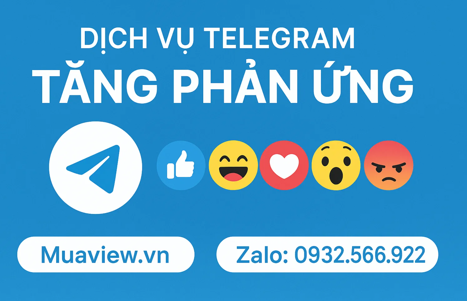 Dịch vụ Tăng Phản ứng Telegram (Reaction) - Tạo Uy Tín, Dẫn Dắt Cộng Đồng 2026