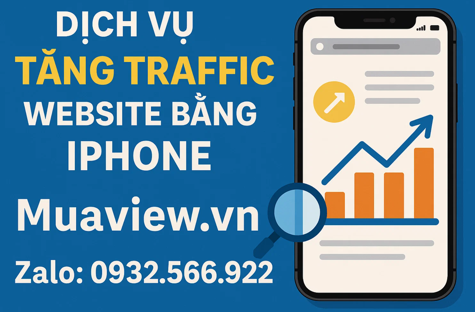 Dịch vụ Tăng Traffic Website Từ iPhone (iOS) - Tín Hiệu SEO Chất Lượng 2026